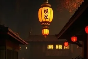 《雨夜来电》悬疑短片封面，雨夜街角的老式电话亭