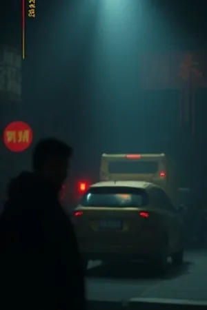 《长巷回声》都市剧封面，老巷口的一盏路灯